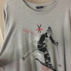 Polo RL Long Slv, XL Graphic Tee, heather grey